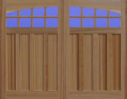 wood garage doors